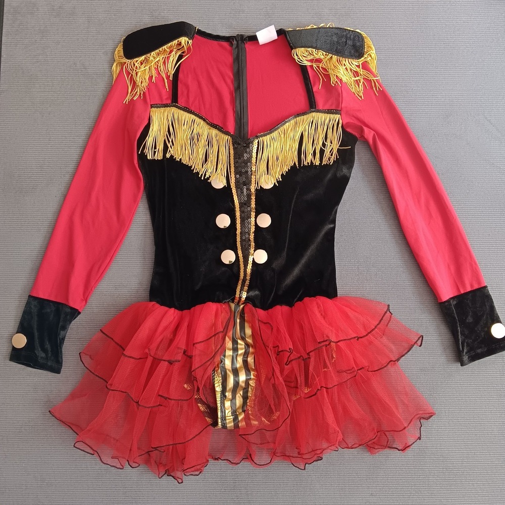 Spirit Circus Carnival Ring Mistress Halloween Costume Adult Small 4-6 NO HAT